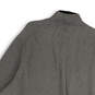 NWT Mens Gray Mock Neck Quarter Zip Knitted Pullover Sweater Size 3XLT image number 4