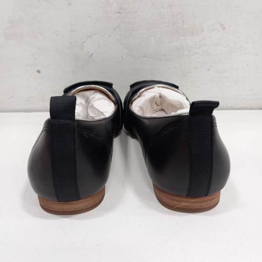 Bill Blass Women's Surit Black Leather Flats Size 7 IOB image number 4
