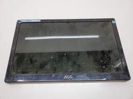 AOC LCD Monitor E1659FWU LED Backlight W/Stand Untested