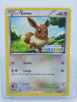 Pokemon TCG Eevee Build-A-Bear Stamped Promo Card 63/98