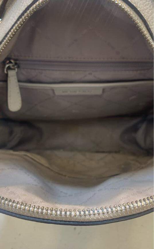 Michael Kors Pebble Leather Backpack Grey image number 4