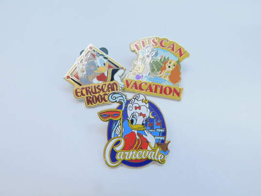 Collectible Adventures by Disney Variety Characters Italy Trading Pins 52.1g image number 1
