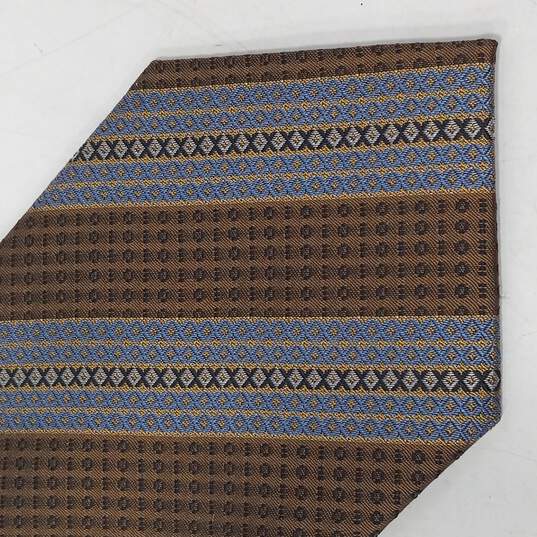 Men's Handmade 100% Genuine Silk Neck Tie image number 3