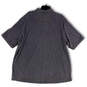 NWT Mens Gray Heather Short Sleeve Collared Side Slit Polo Shirt Size XXL image number 2