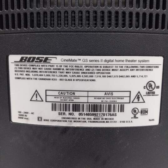 Bose CineMate GS Series II Digital Home Theater System image number 5