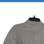 NWT Alfani Mens Gray Spread Collar Long Sleeve Polo Shirt Size X-Large image number 4
