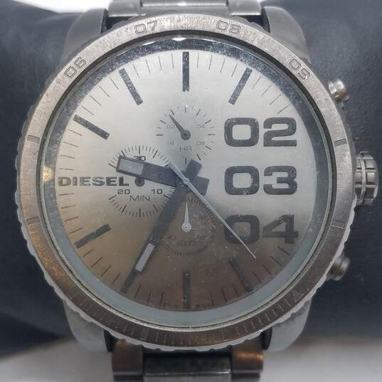 Diesel Oversize Only The Brave Stainless Steel Watch image number 1