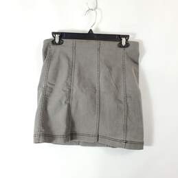 Free People Women Grey Skirt Sz 10