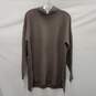 NWT Halston Studio Viscose & Polyester Blend Tunic Gray Sweater Size L/G image number 2