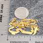 18K Yellow Gold Box Chain Pendant Necklace - 4.00g image number 7