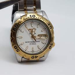 Seiko 5 7536-0230 23 Jewels 37mm WR 100M Automatic Sports Date Men;s Watch 99g