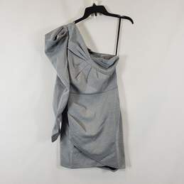 Bebe Women's Silver Mini Dress SZ S NWT