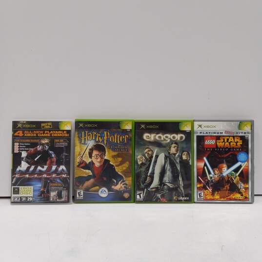 Bundle of 4 Assorted Xbox Video Games image number 1