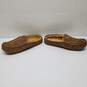 Mn L.L. Bean Lamb Shearling Lined Scuff Slippers Brown Sz 14 M image number 2