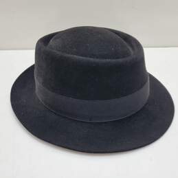 Vintage Biltmore Royal Men's Black Fedora Felt Hat 7 1/4 58CM alternative image