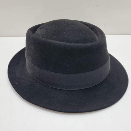 Vintage Biltmore Royal Men's Black Fedora Felt Hat 7 1/4 58CM image number 2