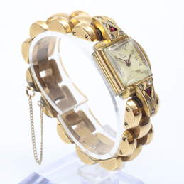 Vintage 10 Microns Gold Plated Ladies Mechanical Analog Watch - 67.5g alternative image