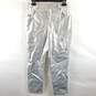 12th Tribe Women Silver Metallic Pants S image number 1