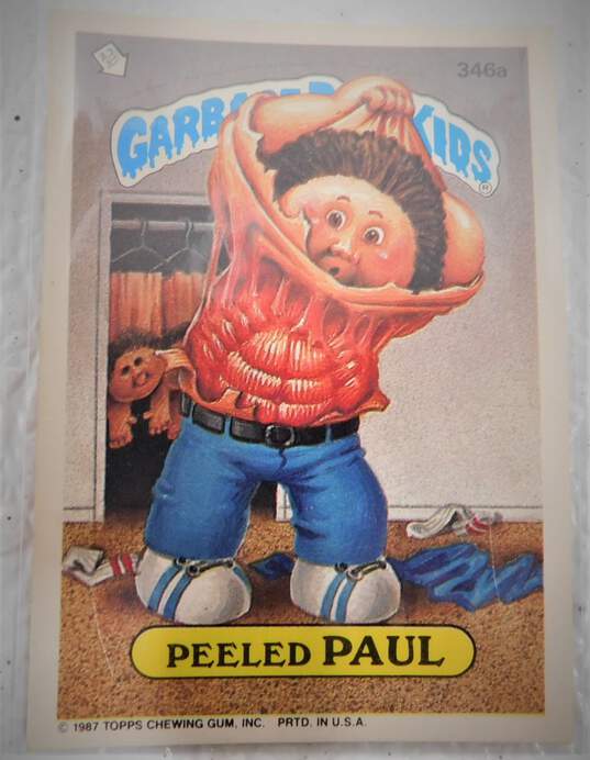Garbage Pail Kids Peeled Paul 346a & Skin Les 346b Series 9 Card Lot of 3 image number 3