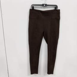 Spanx Women's Brown Tapered Leg Pull On Pants Size XL alternative image
