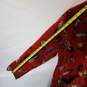 Tsunami Indigenous Collection Women's Jacket M Red Feather Acrylic Mock Neck image number 3