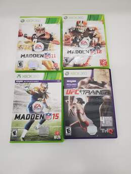 Xbox 360 Lot of 4 Game disc (UFC) Untested