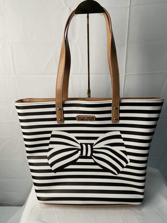 Kenneth Cole Reaction Women's Black and White Tote image number 2