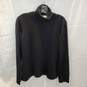 Chiara Marconi Wool Made in Italy Black Turtleneck Sweater Size XL image number 1