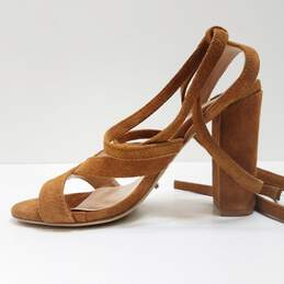 Tony Bianco Kappa Tan Suede Lace Up Sandals Womens 6.5 alternative image