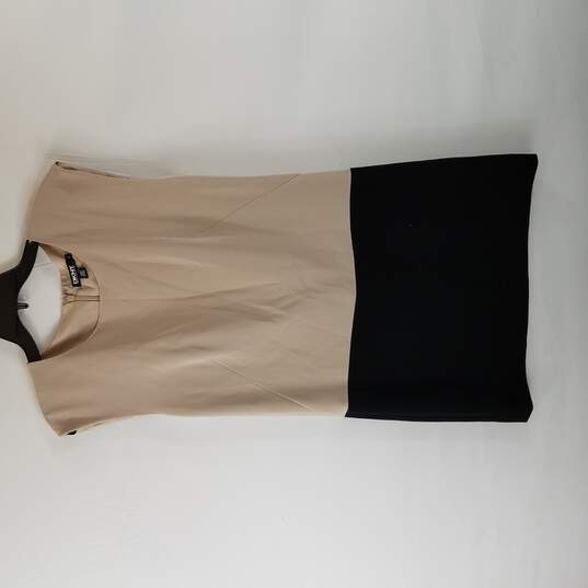 DKNY Women Tan Sleeveless Dress S image number 1