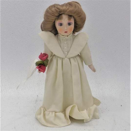 Danbury Mint Catherine A Gibson Girl Bride W/ Tag image number 1