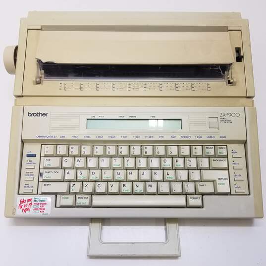Brother Word Processing Typewriter ZX-1900-SOLD AS IS, FOR PARTS OR REPAIR image number 2