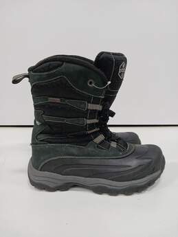 Men's Khombu Black Waterproof Winter Free Fall Extreme Boots Sz 8M