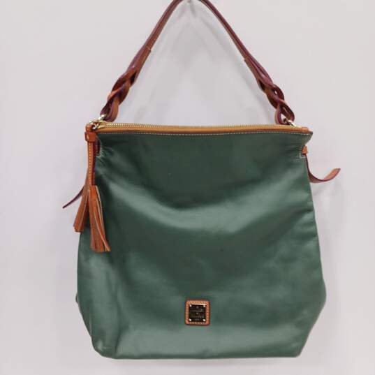 Dooney & Bourke Green Leather Purse image number 1