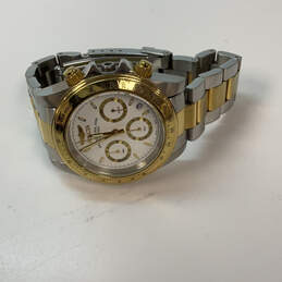 Designer Invicta 9212 Two-Tone Chronograph Round Dial Analog Wristwatch alternative image