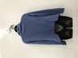 Women's Blue S/P Long Sleeve Fleece Pullover image number 2