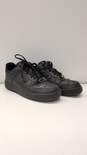 Nike Air Force 1 07 CW2288-001 Low Triple Black Sneakers Men's Size 9.5 image number 3