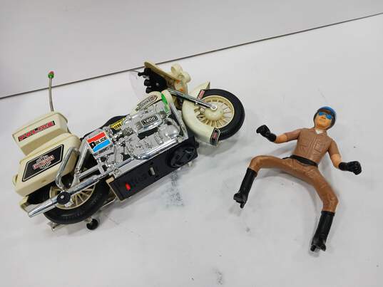 Vintage 1984 Son AI Toys Battery Opperated Highway Jumbo Police Motorcycle image number 4