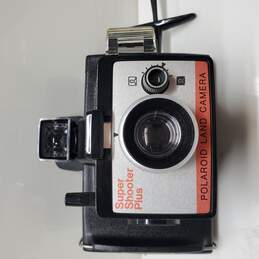 Lot of 2 VTG Polaroid Land Cameras Square Shooter 2 Super Shooter Plus alternative image