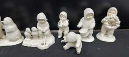Bundle of 10 Assorted Dept. 56 Snow Baby Ceramic Figurines alternative image