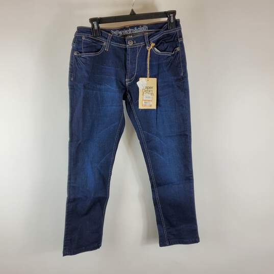 Paper Denim % Cloth Women Blue Jeans S NWT image number 1