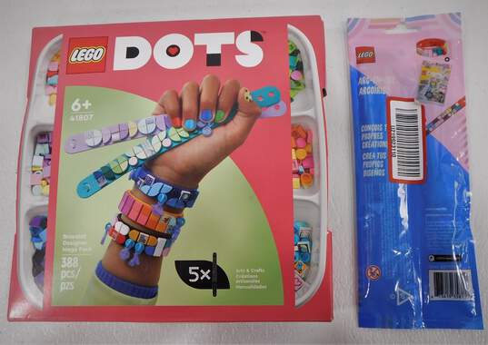 LEGO Dots 41807 Bracelet Design Mega Pack, 41953 Rainbow Bracelet Sets (Sealed) image number 1