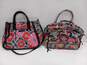 Pair of Vera Bradly Women's Multicolor Floral Luggage image number 1