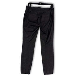 Womens Gray Flat Front Pockets Stretch Skinny Leg Ankle Pants Size 2 alternative image