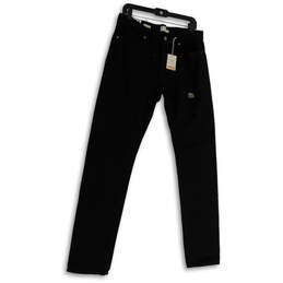 NWT Womens Black Dark Wash Regular Fit Pockets Denim Skinny Jeans Size 34L
