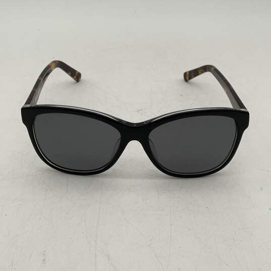 Womens Black CV Isabella Tortoise Frame Full Rim Cat Eye Sunglasses W/ Case image number 2
