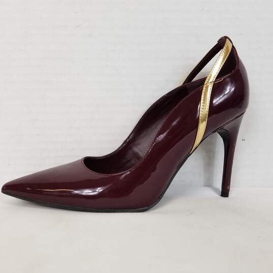 Marc Fisher Heel P:ump  Woman's Size 8  Color Burgundy image number 2