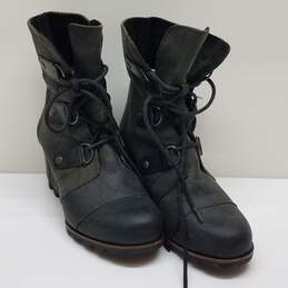 Sorel Joan of Arctic Wedge Boots Women's Size 9.5