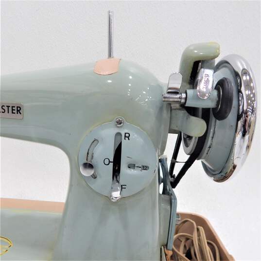 Vintage Precision Deluxe Stitchmaster Portable Sewing Machine w/ Case image number 7