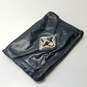 7 For All Mankind Leather Clutch Black image number 3